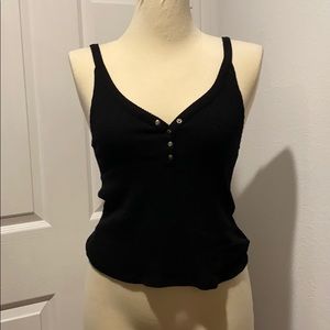 Black Tank Top American Eagle